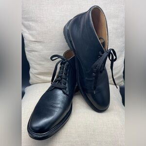 John W. Nordstrom Men’s Leather Ankle Lace Up Boots, Black, Sz. 8.5